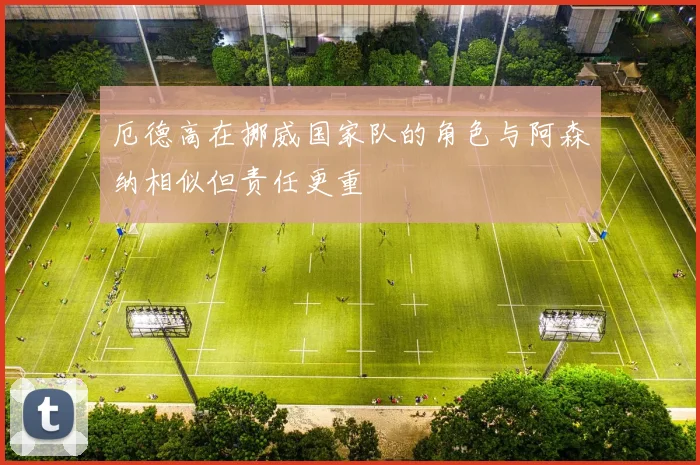 厄德高在挪威国家队的角色与阿森纳相似但责任更重